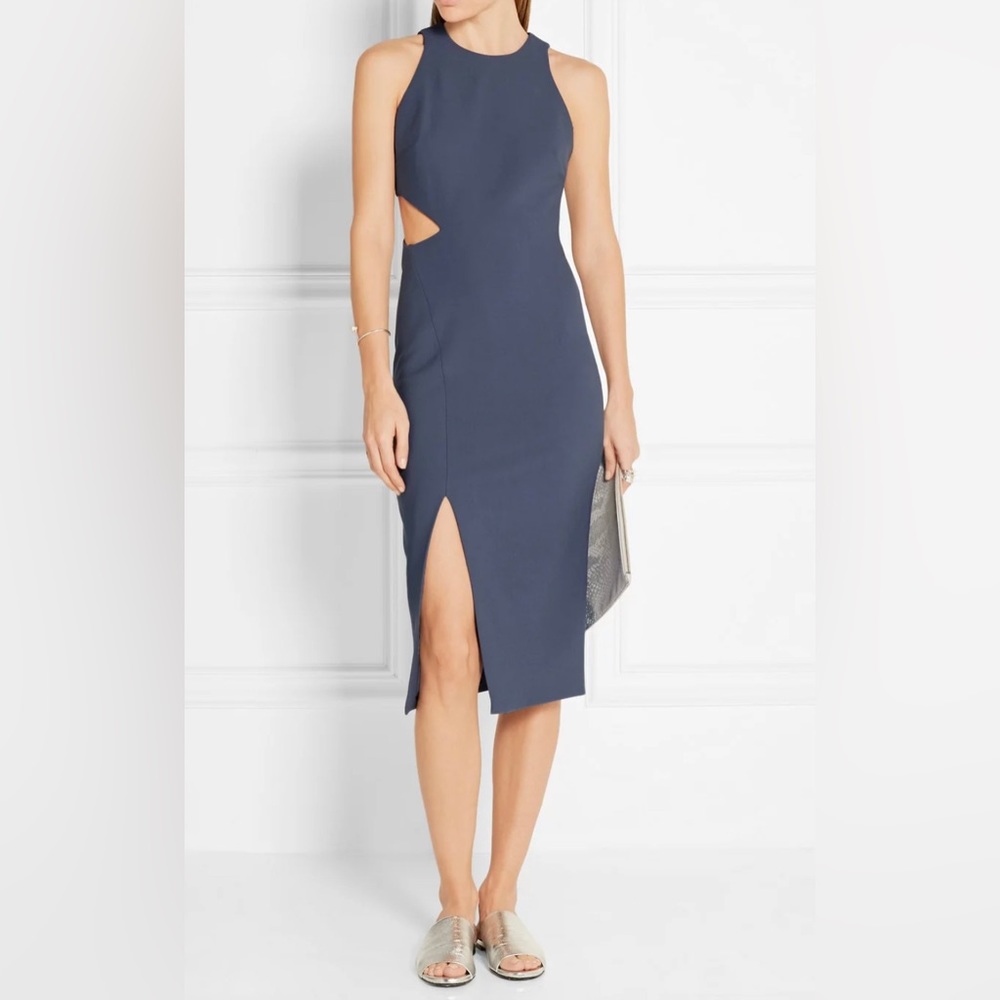 Elizabeth and James Giulia Dress in navy blue